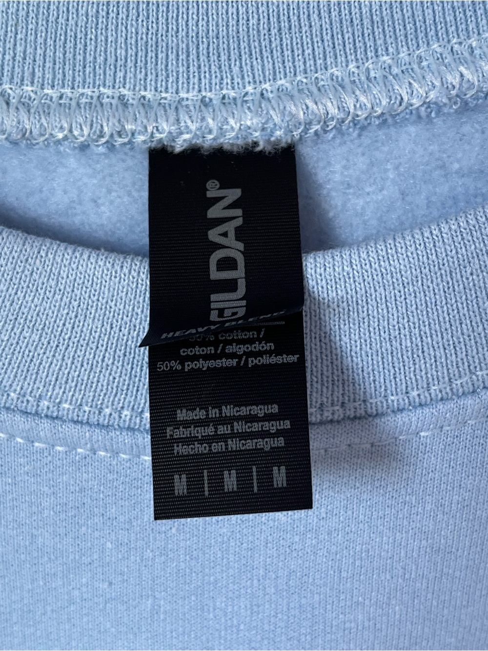 NWT Etsy Gildan Light Blue 'Take Me To The Ocean' Crewneck Sweatshirt - Picture 5 of 7